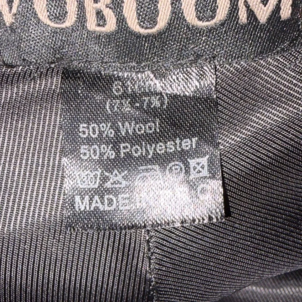 Voboom Mens Grey Herringbone Wool Blend Flat Cap Ivy Driving Newsboy Hat Size L